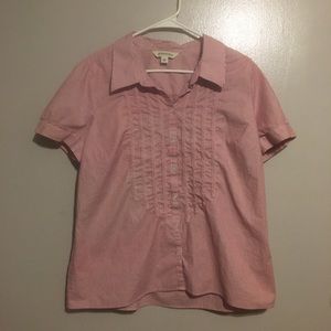 St. Johns Bay Striped Button Up Shirt
